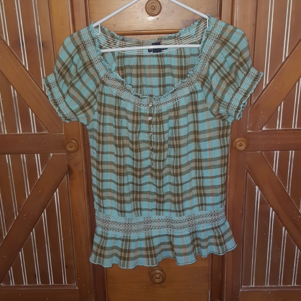 Plaid shirt western
